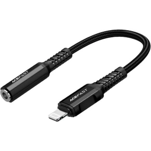 Wholesale Adapter Acefast C1-05 Lightning / mini jack 3,5mm 18cm (black) - ACE76 - {ean13} - Hurt