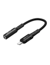 Adapter Acefast C1-05 Lightning / mini jack 3,5mm 18cm (czarny)