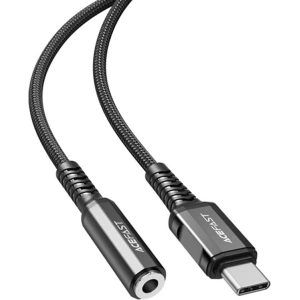 Wholesale Adapter Acefast C1-07 USB-C / mini jack 3,5mm 18cm (black) - ACE77 - {ean13} - Hurt