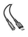 Adapter Acefast C1-07 USB-C / mini jack 3,5mm 18cm (black)