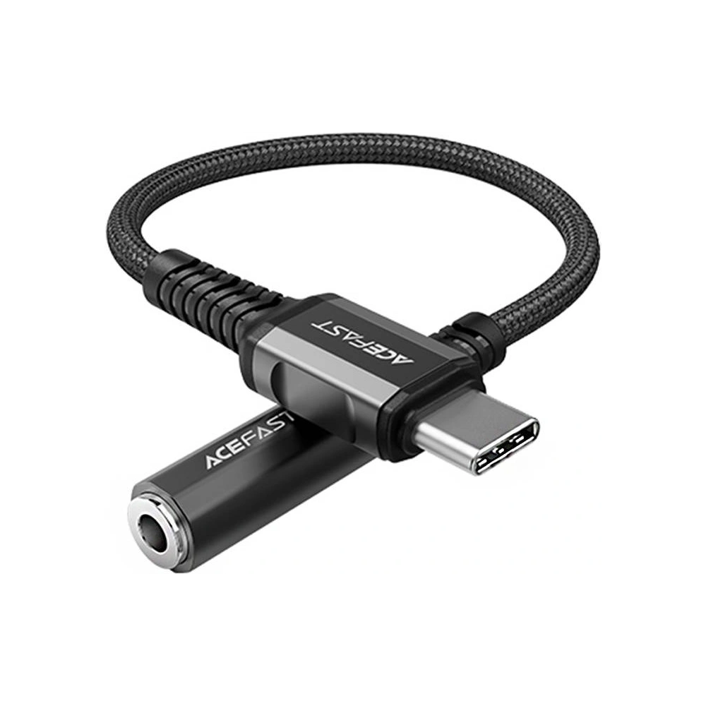 Hurtownia GSM - Adaptér Acefast C1-07 USB-C / mini jack 3,5mm 18cm (černý) - ACE77 - {ean13} - Hurt