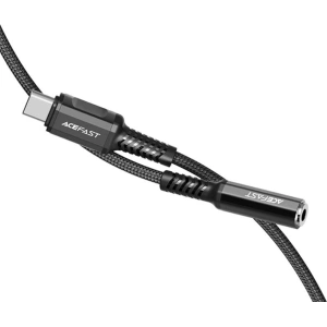 Wholesale Adapter Acefast C1-07 USB-C / mini jack 3,5mm 18cm (black) - ACE77 - {ean13} - Hurt