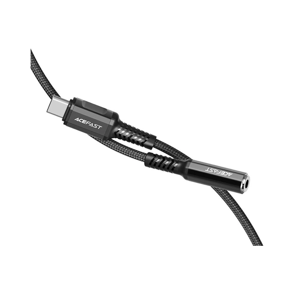 Hurtownia GSM - Adaptér Acefast C1-07 USB-C / mini jack 3,5mm 18cm (černý) - ACE77 - {ean13} - Hurt