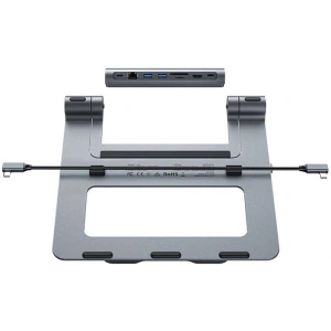 Wholesale Acefast E5 Plus USB-C / 2xUSB-A, USB-C PD 100W, SD/TF, HDMI, RJ45 (black) multifunctional laptop stand - ACE84 - {ean13} - Hurt