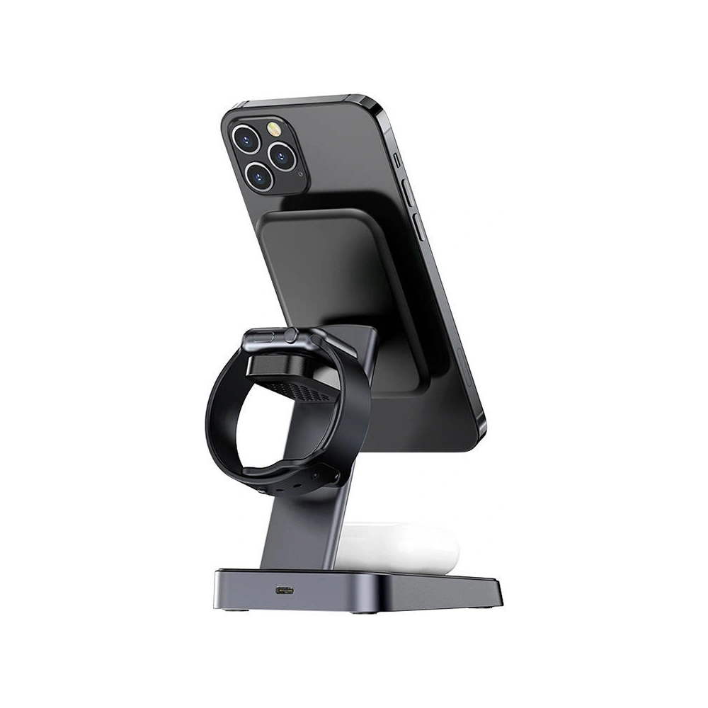 Hurtownia GSM - Bezdrátová nabíječka Acefast E3 3w1, MagSafe, 7,5W (černá) - ACE81 - {ean13} - Hurt