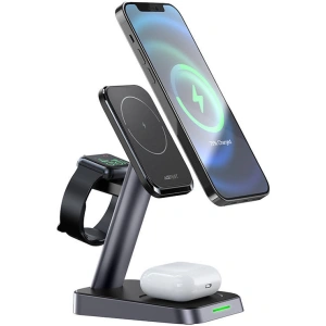Wholesale Acefast E3 wireless charger 3-in-1, MagSafe, 7,5W (black) - ACE81 - {ean13} - Hurt