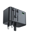Hurtownia GSM - Încărcător de călătorie Acefast Z1 US/EU/UK/AU, 2xUSB-A, 3xUSB-C, GaN, 67W, (negru) - ACE82 - {ean13} - Hurt