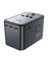 Hurtownia GSM - Acefast Z1 US/EU/UK/AU utazási hálózati töltő, 2xUSB-A, 3xUSB-C, GaN, 67W, (fekete) - ACE82 - {ean13} - Hurt
