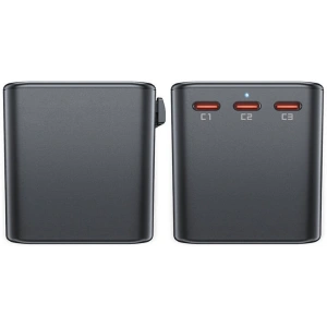 Wholesale Acefast Z1 travel network charger US/EU/UK/AU, 2xUSB-A, 3xUSB-C, GaN, 67W, (black) - ACE82 - {ean13} - Hurt