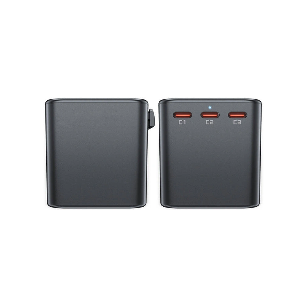 Hurtownia GSM - Încărcător de călătorie Acefast Z1 US/EU/UK/AU, 2xUSB-A, 3xUSB-C, GaN, 67W, (negru) - ACE82 - {ean13} - Hurt