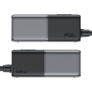 Wholesale Acefast Z2 network charger / power strip 2xUSB-A, 3xUSB-C, GaN, 75W (black) - ACE83 - {ean13} - Hurt