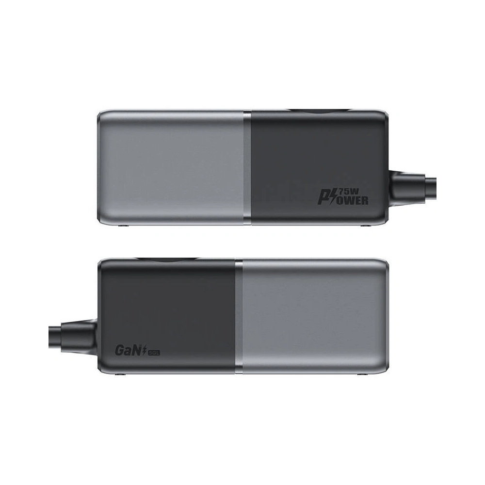 Hurtownia GSM - Încărcător de rețea / priza de alimentare Acefast Z2 2xUSB-A, 3xUSB-C, GaN, 75W (negru) - ACE83 - {ean13} - Hurt