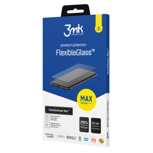 Hurtownia GSM - Hârtie hibridă 3MK FlexibleGlass Max Apple iPhone 15 Plus / 14 Plus negru/black - 3MK5380 - {ean13} - Hurt