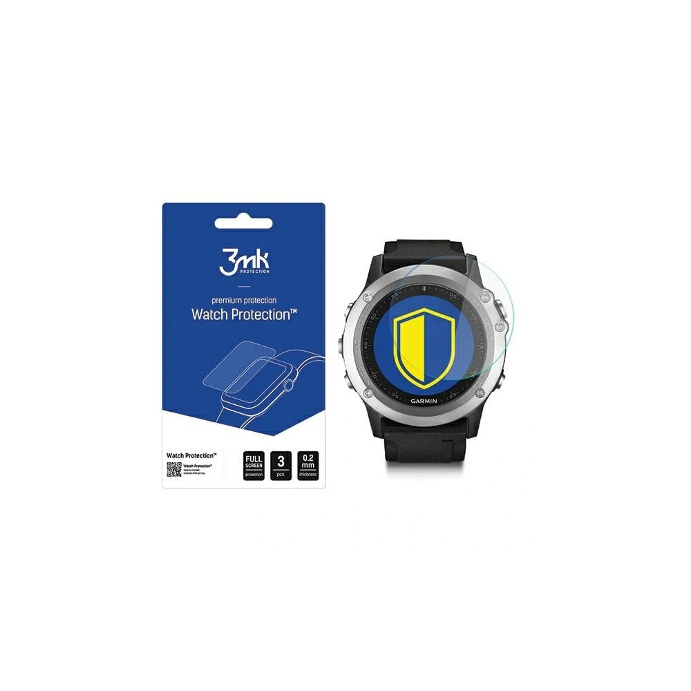 Hurtownia GSM - Sticlă hibridă 3MK FlexibleGlass pentru ceas Garmin Fenix 3 - 3MK5445 - {ean13} - Hurt