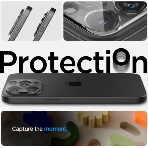 Hurtownia GSM - Sticlă securizată pentru aparat Spigen Optik.tr ez Fit Camera Protector Apple iPhone 14 Pro / 14 Pro Max / 15 Pro / 15 Pro Max Crystal Clear [2 PACK] - SPN3202 - {ean13} - Hurt