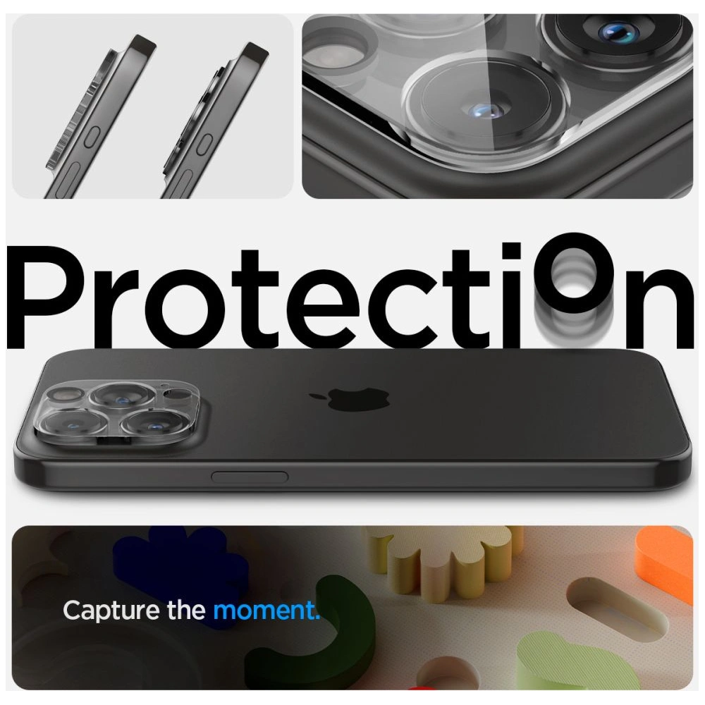 Hurtownia GSM - Edzett üveg Spigen Optik.tr ez Fit Camera Protector Apple iPhone 14 Pro / 14 Pro Max / 15 Pro / 15 Pro Max Crystal Clear [2 PACK] - SPN3202 - {ean13} - Hurt