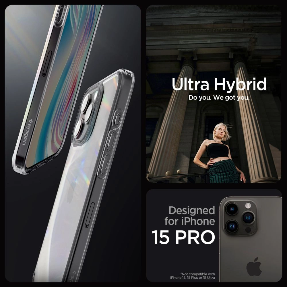 Hurtownia GSM - Case Spigen Ultra Hybrid Apple iPhone 15 Pro Space Crystal - SPN3204 - {ean13} - Hurt