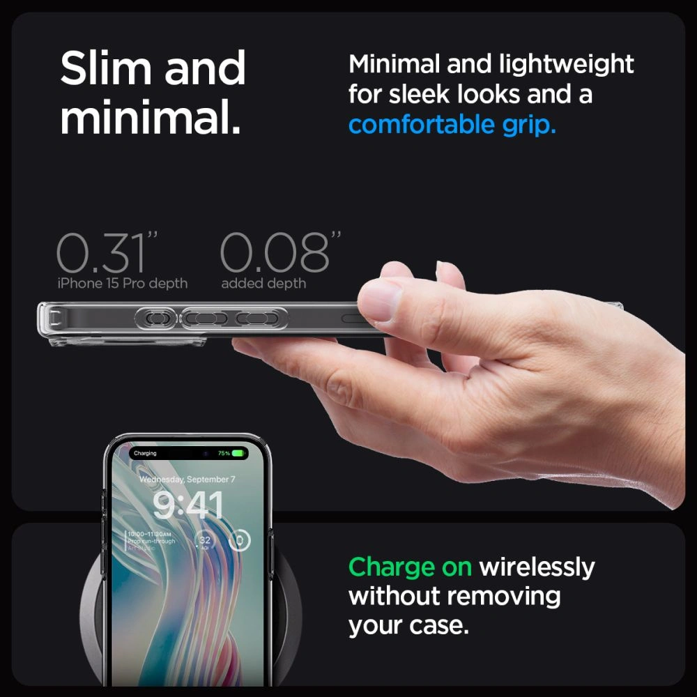 Hurtownia GSM - Case Spigen Ultra Hybrid Apple iPhone 15 Pro Space Crystal - SPN3204 - {ean13} - Hurt