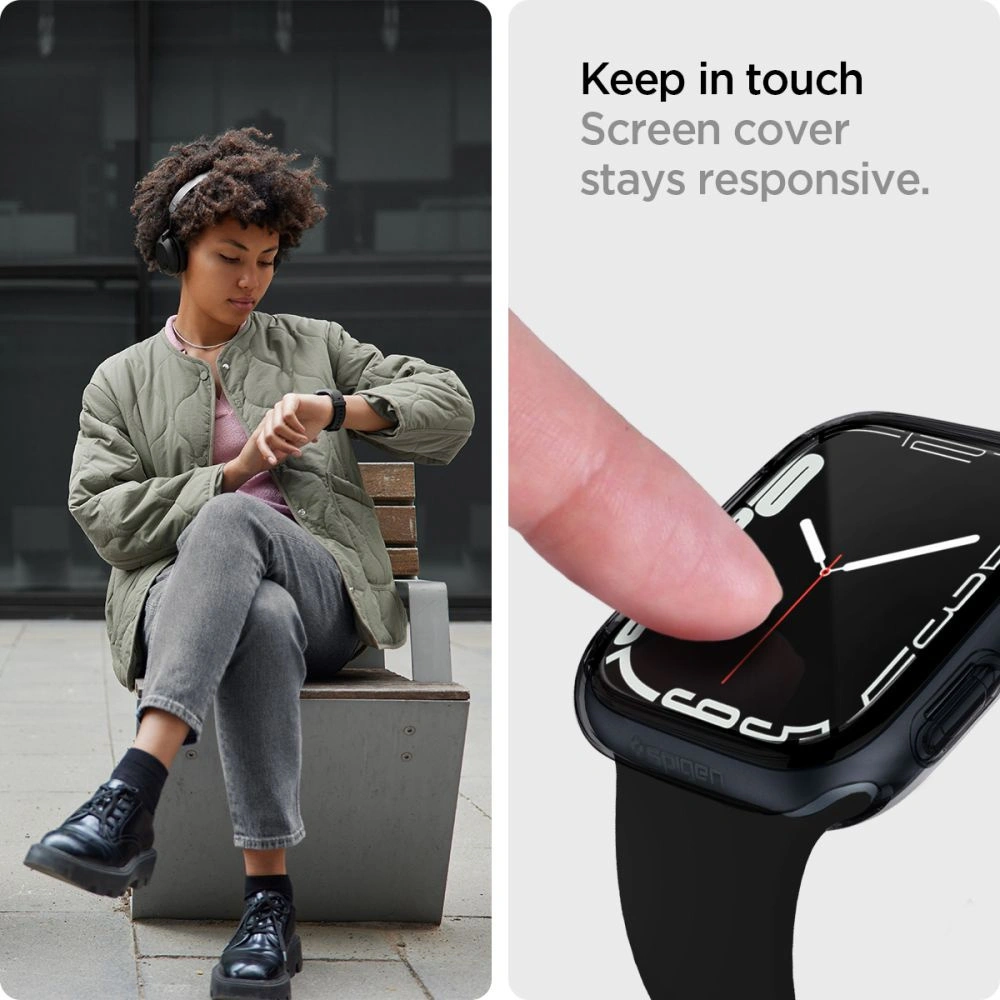 Hurtownia GSM - Etui Spigen Ultra Hybrid Apple Watch 7 / 8 / 9 41 mm Űrkristály - SPN3206 - {ean13} - Hurt