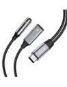 Kabel Tech-Protect Ultraboost adapter USB-C / USB-C, mini jack 3.5mm Black