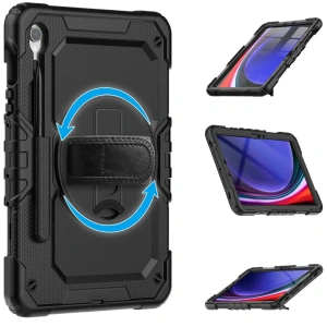 Hurtownia GSM - Etui Tech-Protect Solid360 Samsung Galaxy Tab S9 FE Negru - THP2442 - {ean13} - Hurt