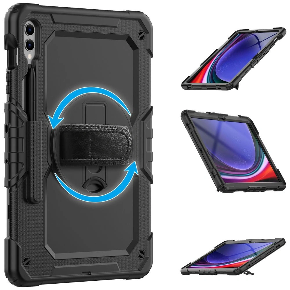 Hurtownia GSM - Etui Tech-Protect Solid360 Samsung Galaxy Tab S9 FE+ Plus Black - THP2443 - {ean13} - Hurt