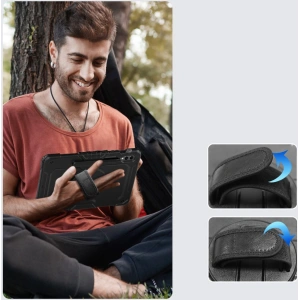 Hurtownia GSM - Etui Tech-Protect Solid360 Samsung Galaxy Tab S9 FE+ Plus Black - THP2443 - {ean13} - Hurt