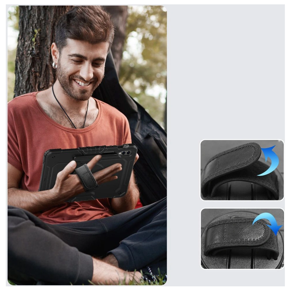 Hurtownia GSM - Etui Tech-Protect Solid360 Samsung Galaxy Tab S9 FE+ Plus Černá - THP2443 - {ean13} - Hurt