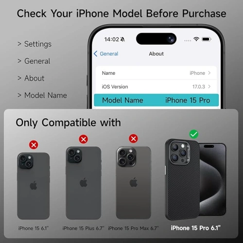 Etui Benks MagClap ArmorPro Kevlar Case 600D Apple iPhone 15 Pro Max