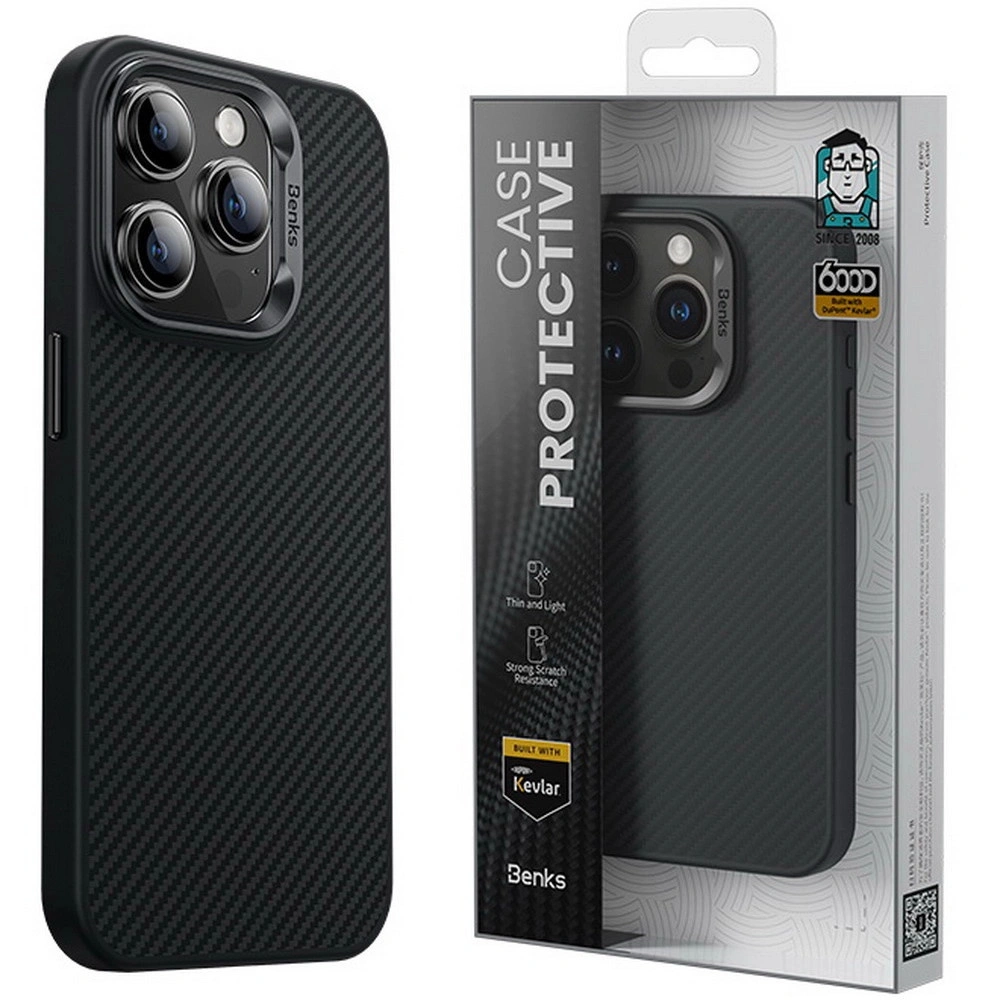 Hurtownia GSM - Etui Benks MagClap ArmorPro Kevlar tok 600D Apple iPhone 15 Pro Max - BKS233 - {ean13} - Hurt
