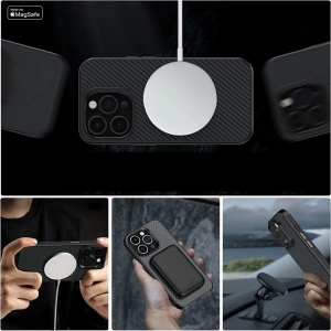 Wholesale Benks MagClap ArmorPro Kevlar Case 600D Apple iPhone 15 Pro Max - BKS233 - {ean13} - Hurt