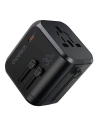 Hurtownia GSM - Ładowarka sieciowa podróżna Choetech PD5008 3xUSB-A, 1xUSB-C, GaN, 30W, US/EU/UK/AU (czarna) - CHT192 - {ean13} - Hurt