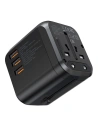 Wholesale Choetech PD5008 travel charger 3xUSB-A, 1xUSB-C, GaN, 30W, US/EU/UK/AU (black) - CHT192 - {ean13} - Hurt