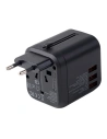 Wholesale Choetech PD5008 travel charger 3xUSB-A, 1xUSB-C, GaN, 30W, US/EU/UK/AU (black) - CHT192 - {ean13} - Hurt