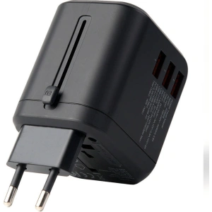 Hurtownia GSM - Reise-Netzteil Choetech PD5008 3xUSB-A, 1xUSB-C, GaN, 30W, US/EU/UK/AU (schwarz) - CHT192 - {ean13} - Hurt
