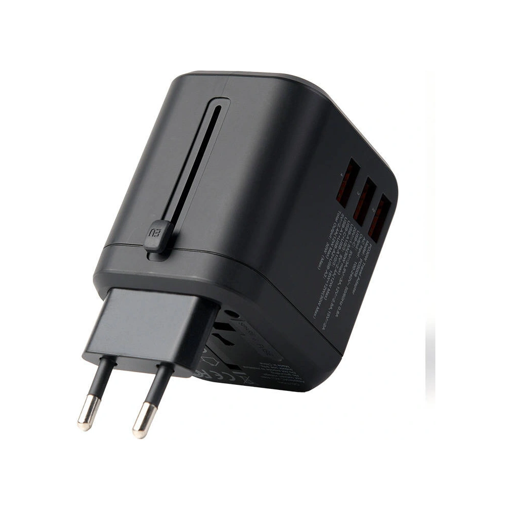 Hurtownia GSM - Reise-Netzteil Choetech PD5008 3xUSB-A, 1xUSB-C, GaN, 30W, US/EU/UK/AU (schwarz) - CHT192 - {ean13} - Hurt