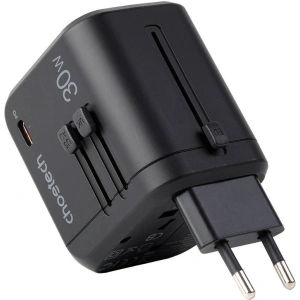 Hurtownia GSM - Reise-Netzteil Choetech PD5008 3xUSB-A, 1xUSB-C, GaN, 30W, US/EU/UK/AU (schwarz) - CHT192 - {ean13} - Hurt
