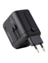 Hurtownia GSM - Ładowarka sieciowa podróżna Choetech PD5008 3xUSB-A, 1xUSB-C, GaN, 30W, US/EU/UK/AU (czarna) - CHT192 - {ean13} - Hurt