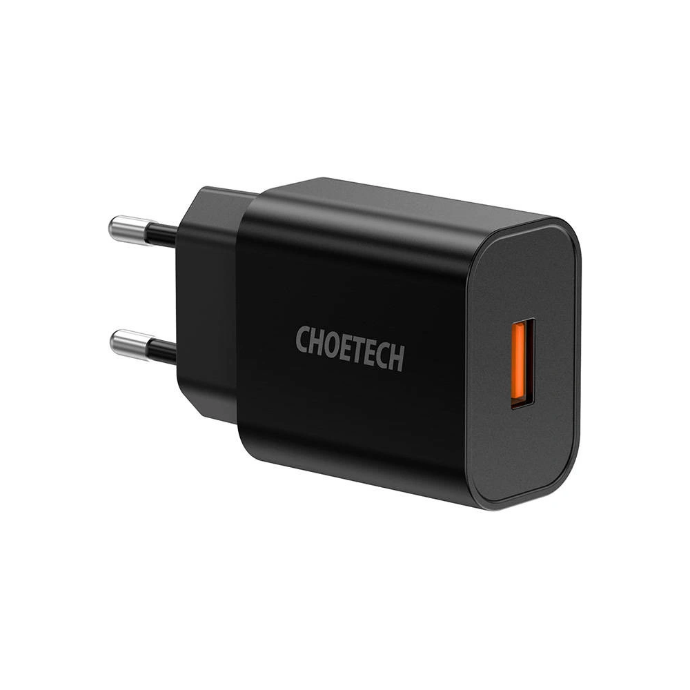 Hurtownia GSM - Töltő Choetech Q5003 QC 3.0, 18W (fekete) - CHT194 - {ean13} - Hurt