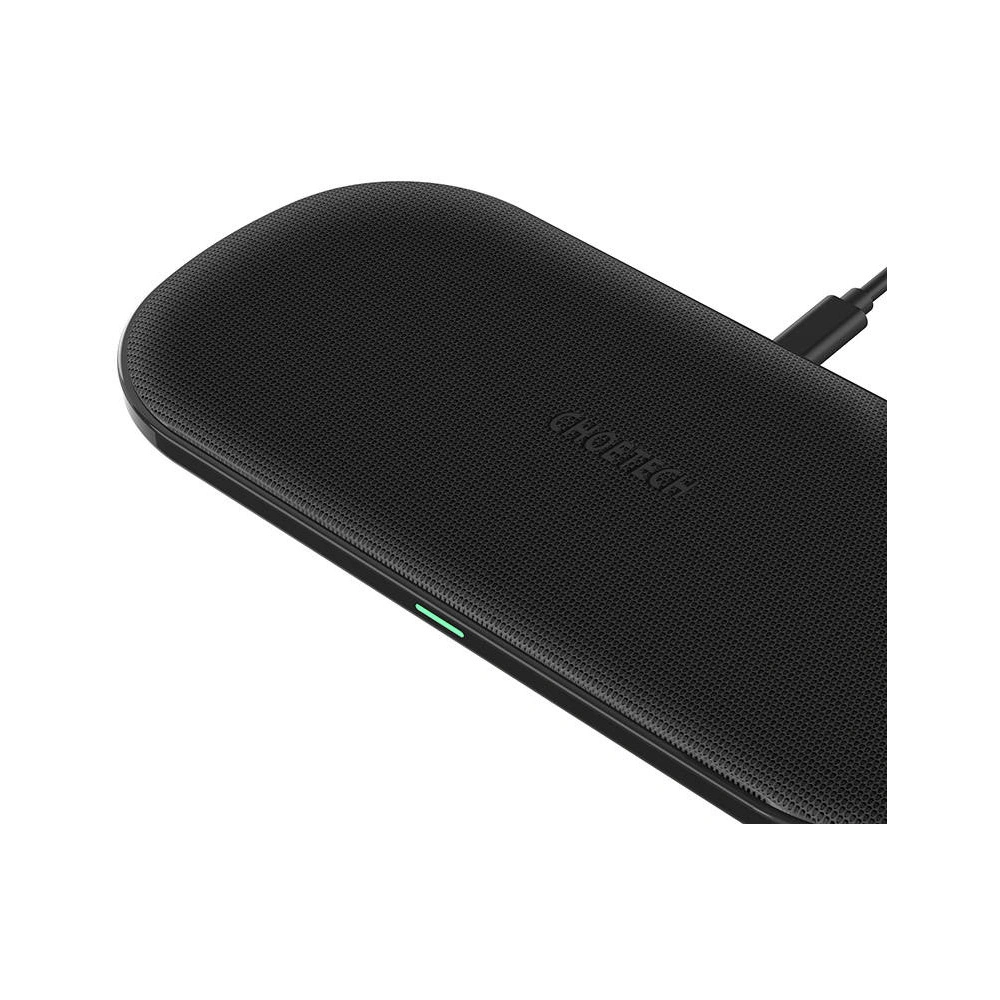 Hurtownia GSM - Încărcător wireless dublu Choetech T535 10W (alb) - CHT197 - {ean13} - Hurt