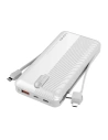 LDNIO PL1013 10000mAh powerbank + 3-in-1 USB-C, micro USB, Lightning cable (white)