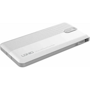 Hurtownia GSM - Powerbank LDNIO PL1013 10000mAh + kabel 3w1 USB-C, micro USB, Lightning (bílý) - LDN466 - {ean13} - Hurt
