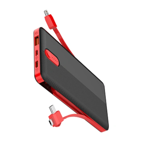 Powerbank LDNIO PL2014 20000mAh + kabel 3w1 USB-C, micro USB, Lightning (czarny)