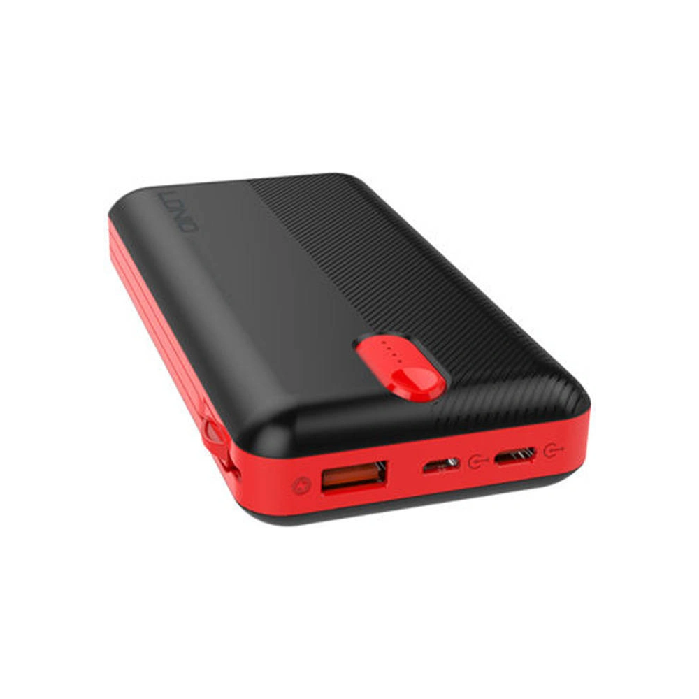 Wholesale LDNIO PL2014 20000mAh powerbank + 3-in-1 USB-C, micro USB, Lightning cable (black) - LDN467 - {ean13} - Hurt