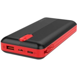 Powerbank LDNIO PL2014 20000mAh + kabel 3w1 USB-C, micro USB, Lightning (černý)