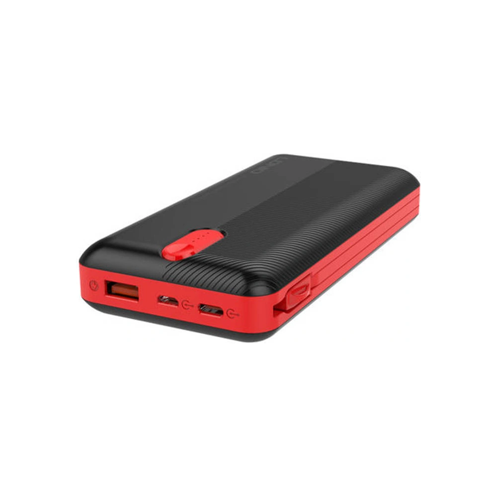 Wholesale LDNIO PL2014 20000mAh powerbank + 3-in-1 USB-C, micro USB, Lightning cable (black) - LDN467 - {ean13} - Hurt