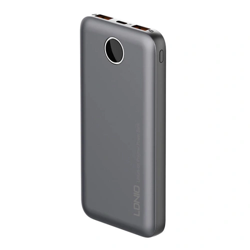Powerbank LDNIO PQ10 2xUSB-A, 22.5W, 10000mAh (szary)