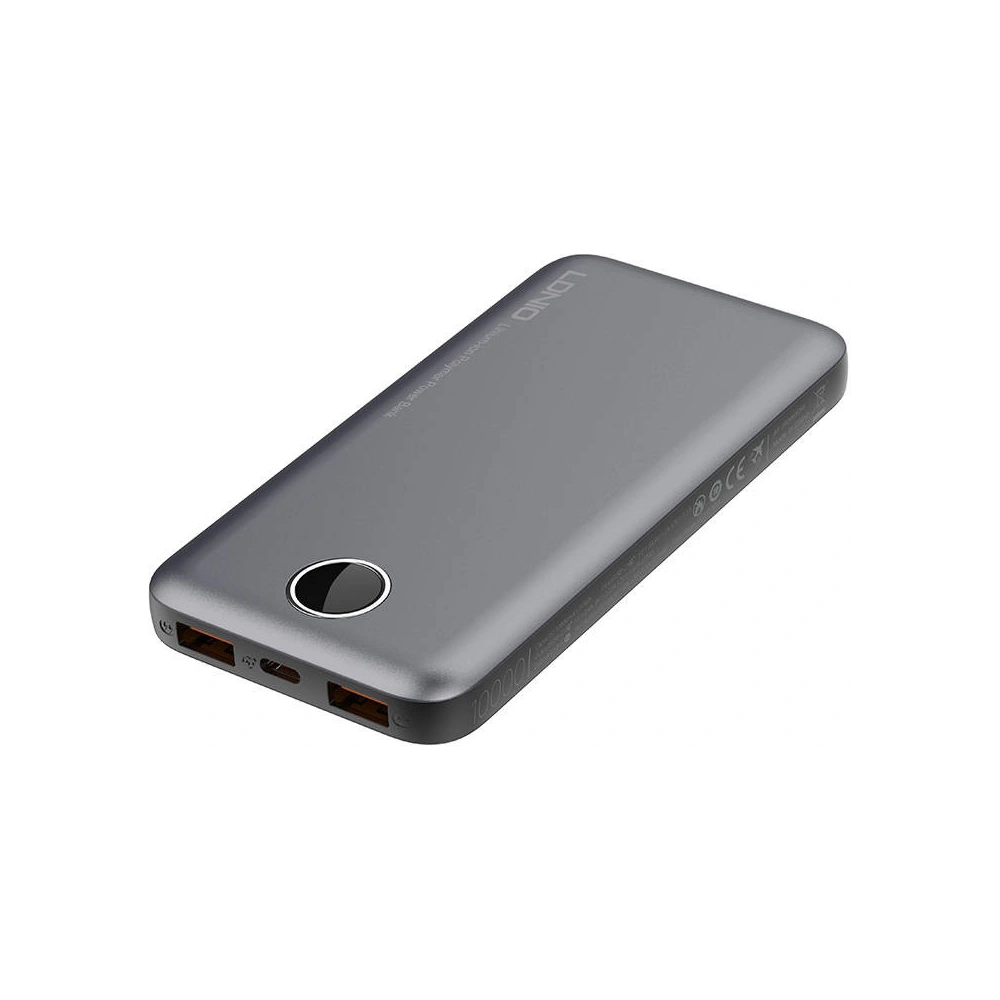 Hurtownia GSM - Powerbank LDNIO PQ10 2xUSB-A, 22.5W, 10000mAh (šedý) - LDN469 - {ean13} - Hurt