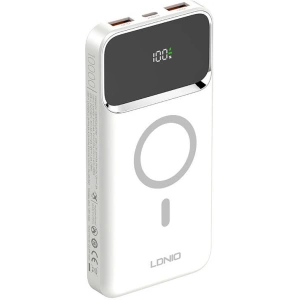 Hurtownia GSM - Powerbank LDNIO PQ12 2xUSB-A, USB-C, 15W, 10000mAh (bílý) - LDN470 - {ean13} - Hurt