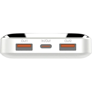 Hurtownia GSM - Powerbank LDNIO PQ12 2xUSB-A, USB-C, 15W, 10000mAh (bílý) - LDN470 - {ean13} - Hurt